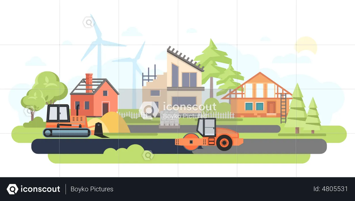 Bajo construcción  Ilustración