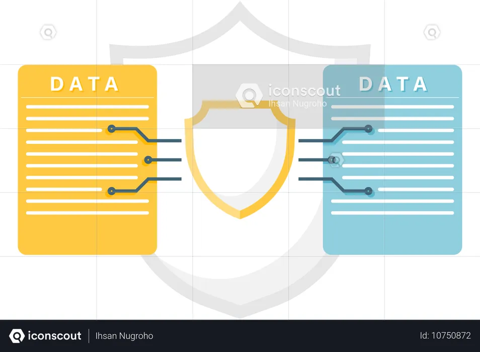 Encrypted Data  Illustration