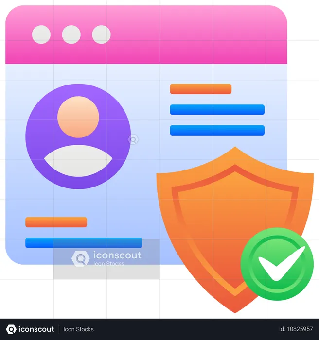 Encrypted Profile  Illustration