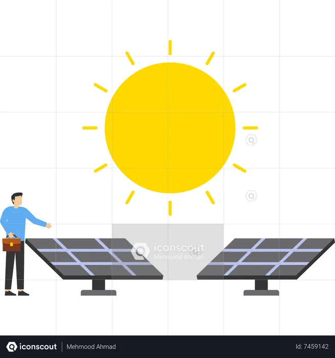 Energía alternativa renovable  Ilustración