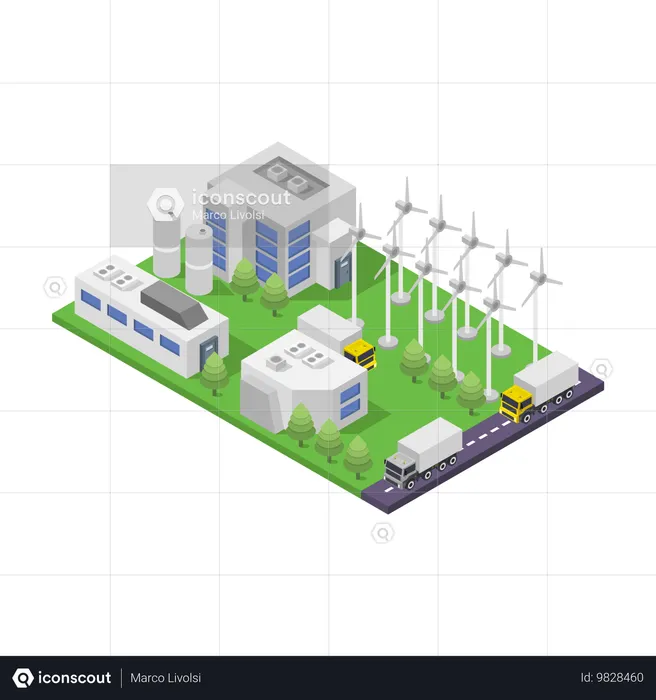 L'énergie éolienne  Illustration