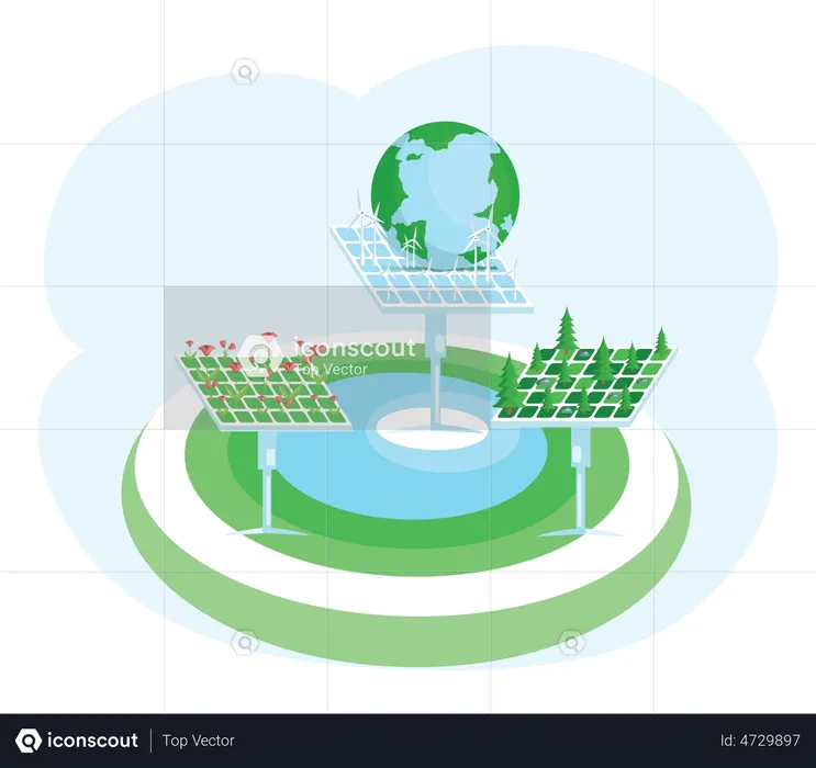 Energy Production  Illustration