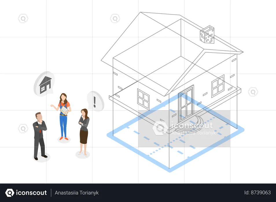 Engineering Project Construction  Illustration