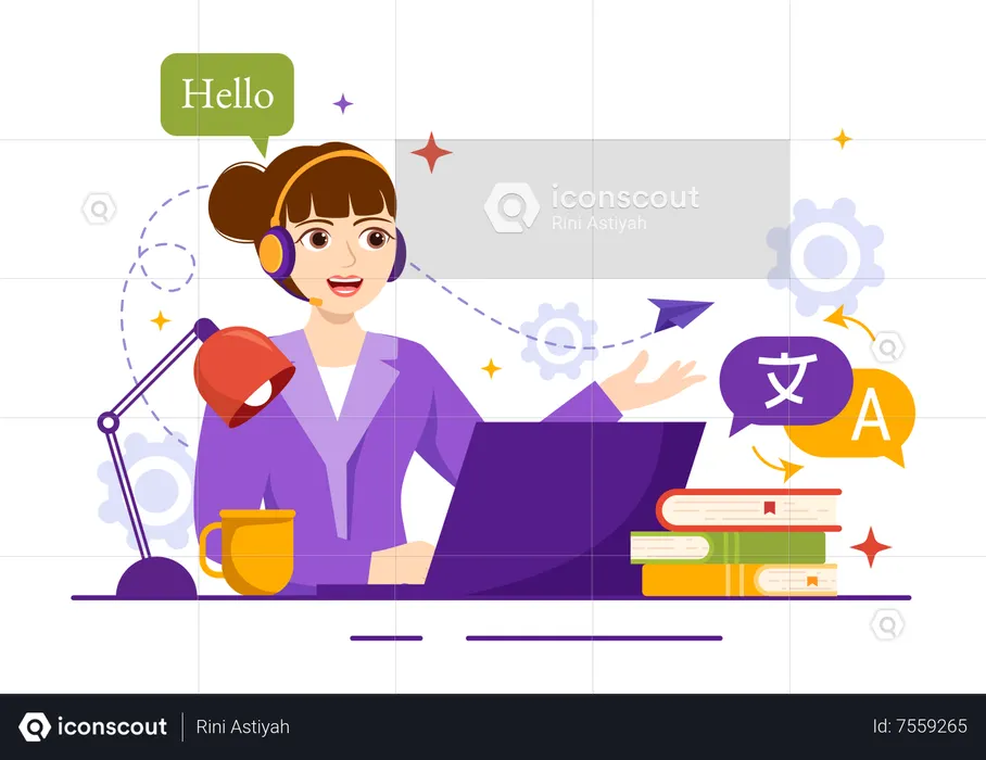 Best English Vocabulary Illustration download in PNG & Vector format