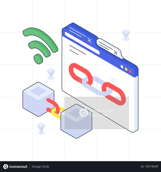 Enlace web  Ilustración