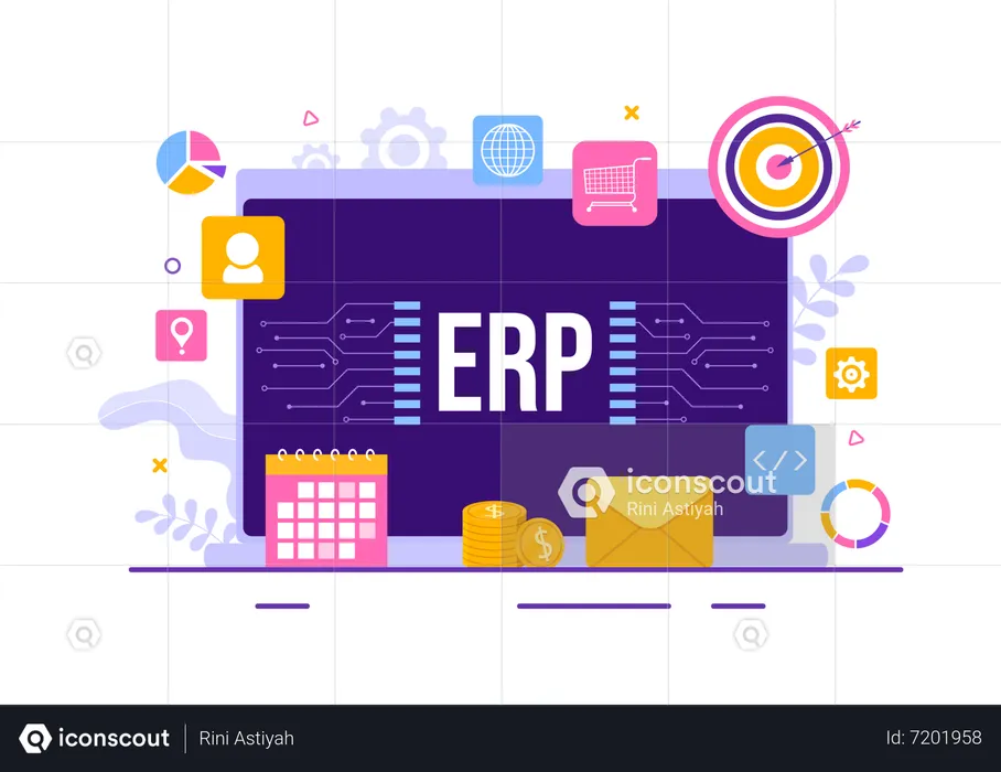 Enterprise Resource  Illustration