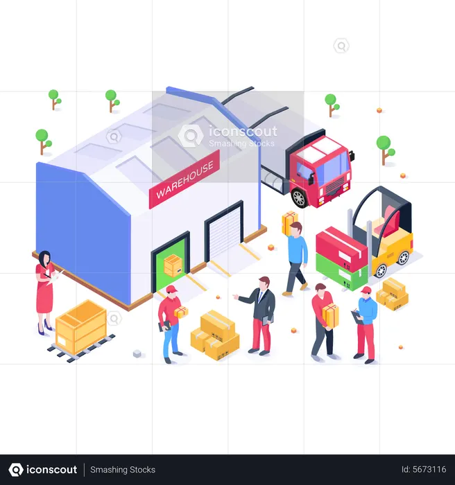 Entrepôt  Illustration