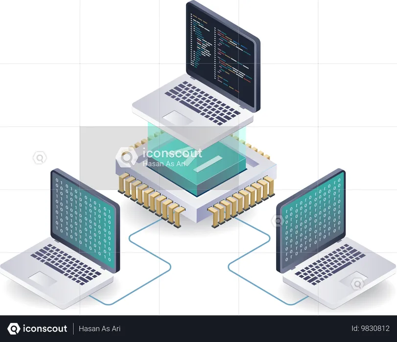 Entwicklung von Programmen für künstliche Intelligenz  Illustration