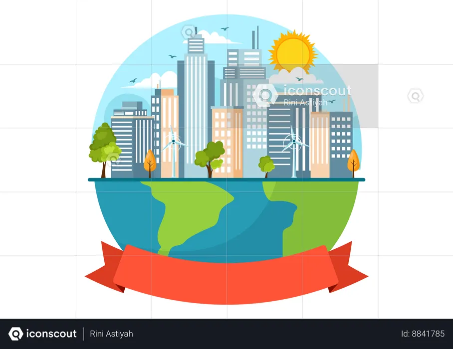 Environmental Responsibility Day  Illustration