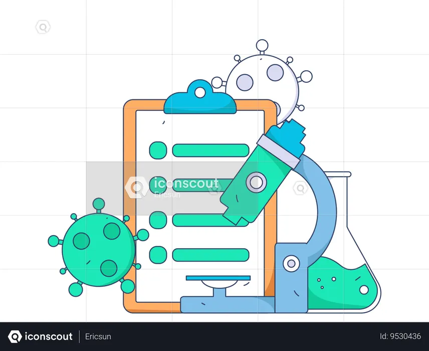 Epidemiology Study  Illustration