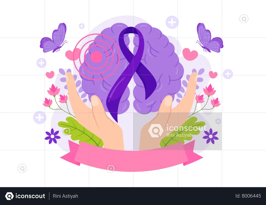 Epilepsy Awareness Campaign  Illustration