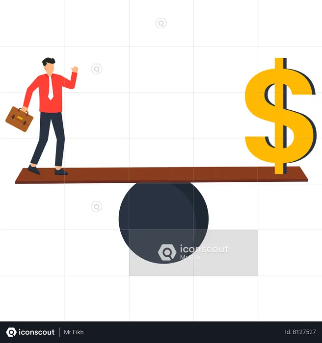 Equilibrio del presupuesto empresarial  Ilustración
