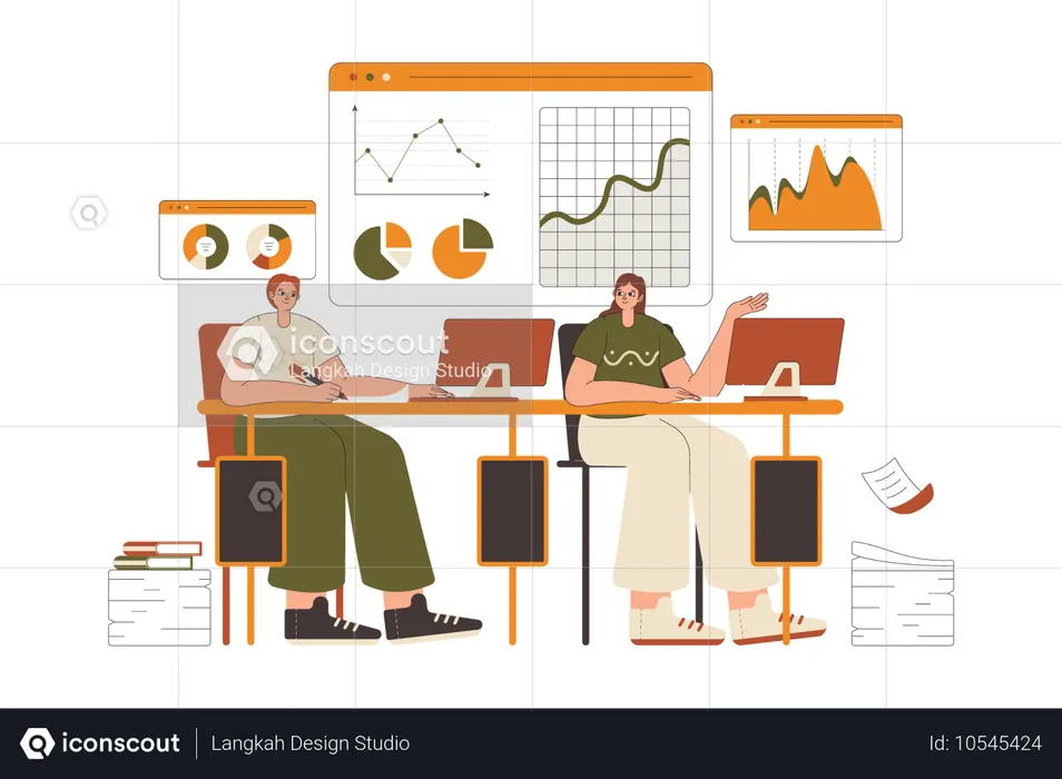 Analyste de données : Équipe d'analystes de données  Illustration