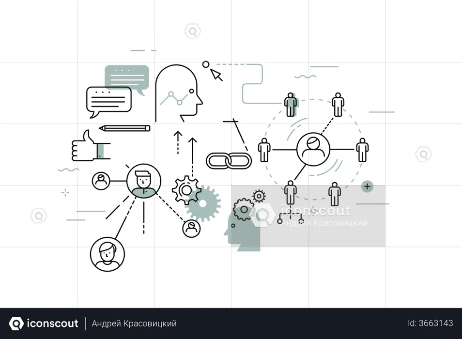 Equipo de negocios  Ilustración