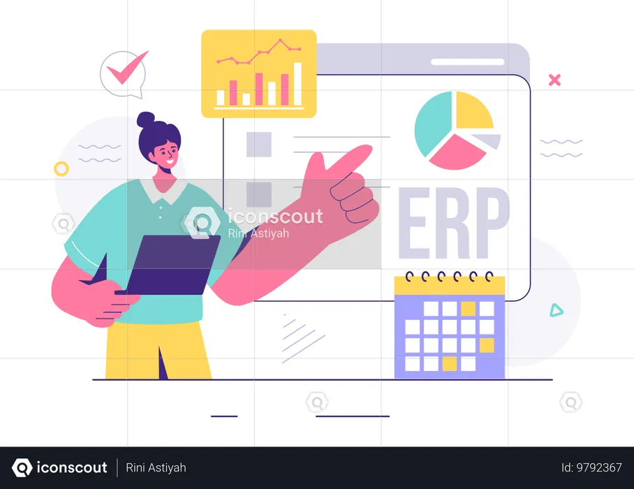 Erp System  Illustration