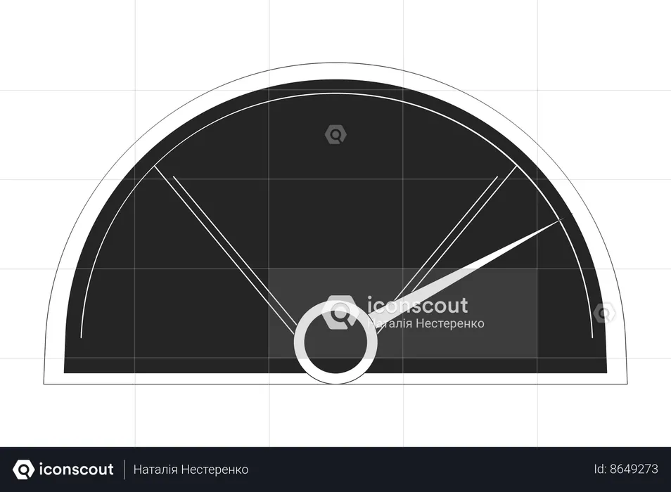 Escala de velocidad de productividad  Ilustración