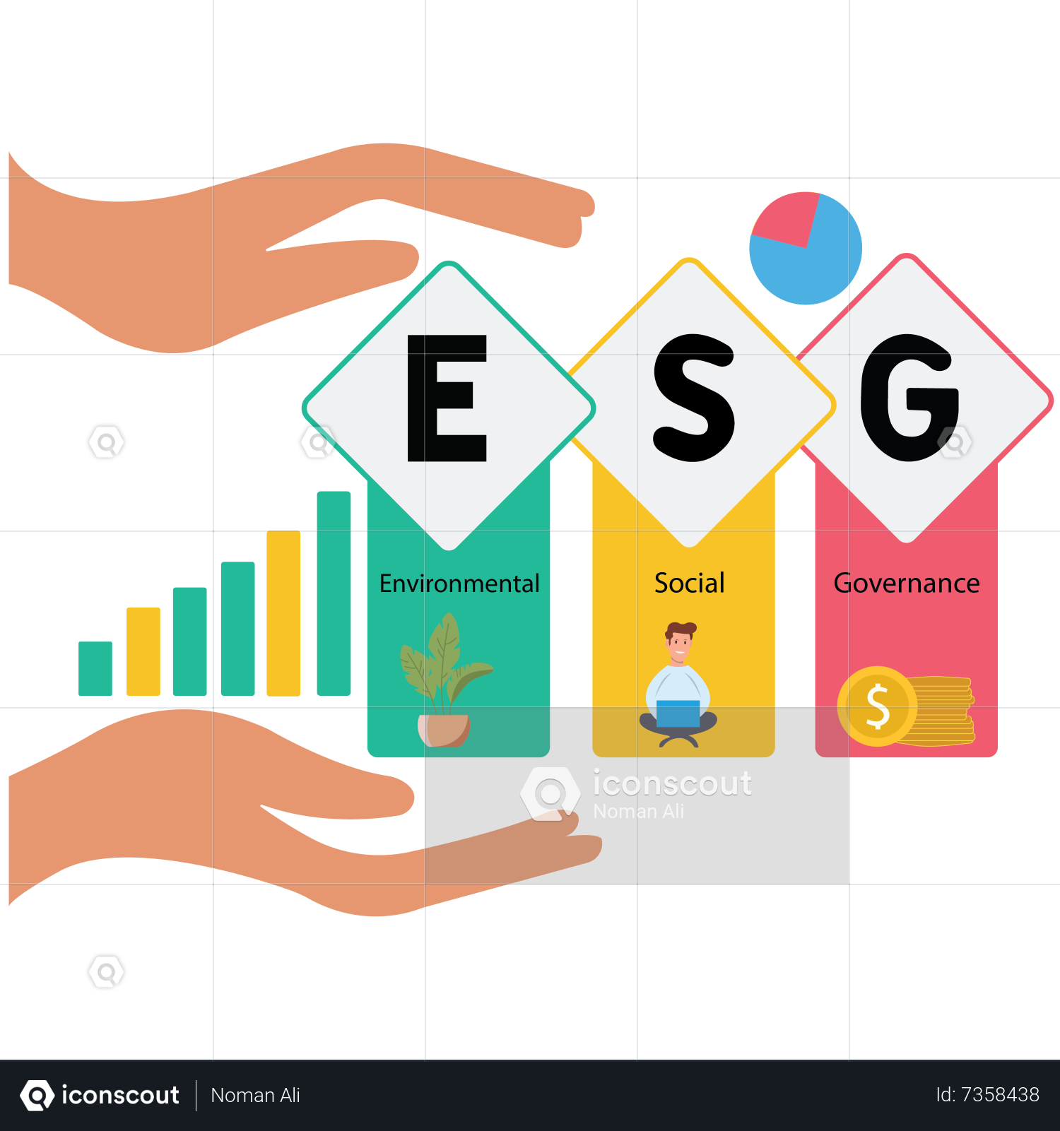 Best ESG Socially Responsible Investing Illustration Download In PNG ...