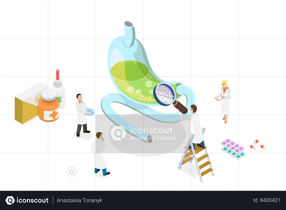 Esophageal Disorder  Illustration