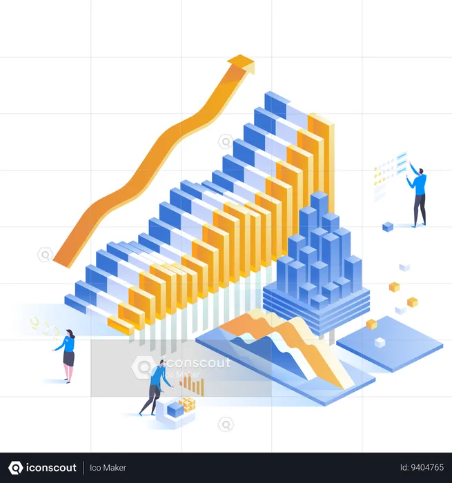 Estatísticas on-line  Ilustração