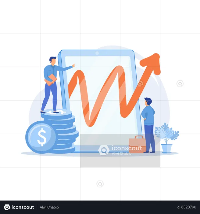 Estrategia de crecimiento empresarial  Ilustración