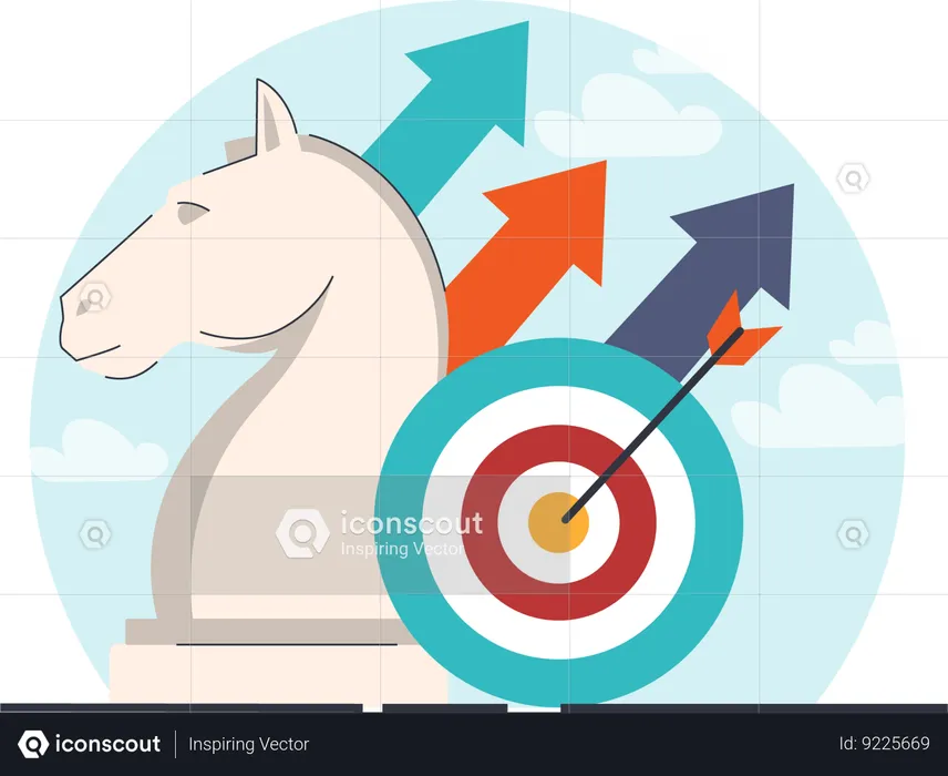 Estrategia de negocios  Ilustración