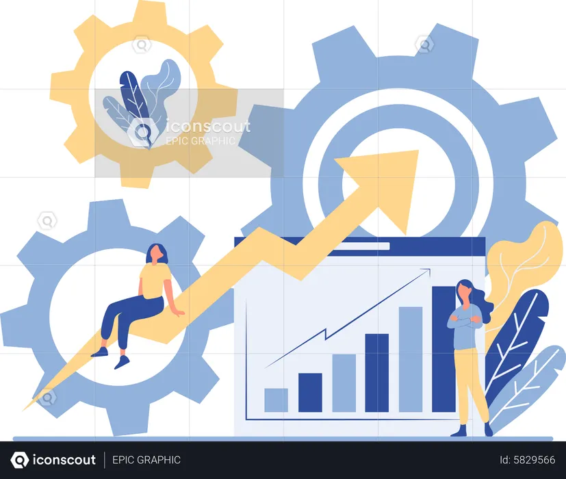 Estrategia de negocios  Ilustración