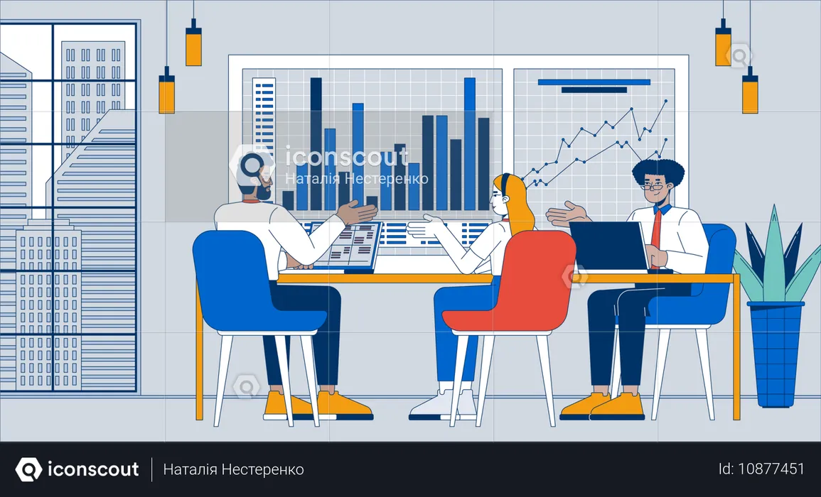 Discusión de estrategia  Ilustración