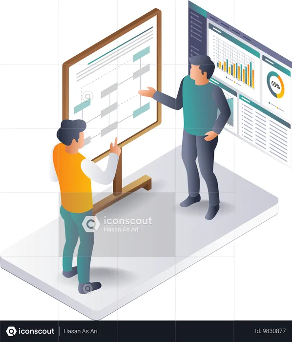 Estrategias colaborativas de crecimiento empresarial  Ilustración