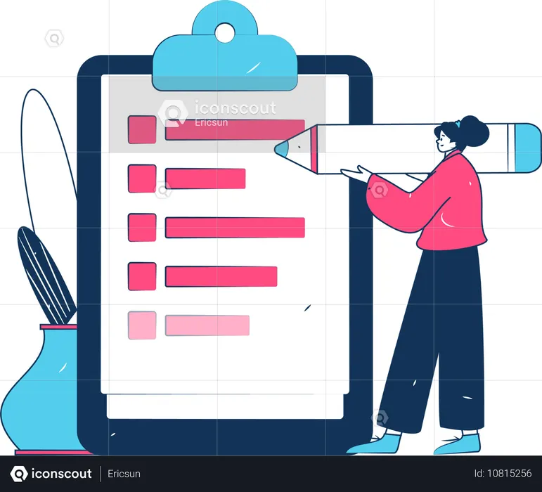 Estudio de clientes  Ilustración