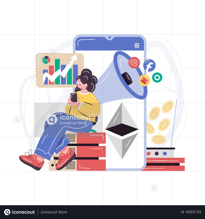 Ethereum announcement  Illustration