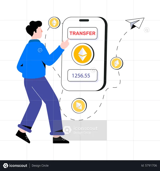 Ethereum Transfer  Illustration