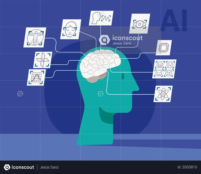 Etude des capacités du cerveau humain pour application au développement de l'intelligence artificielle  Illustration