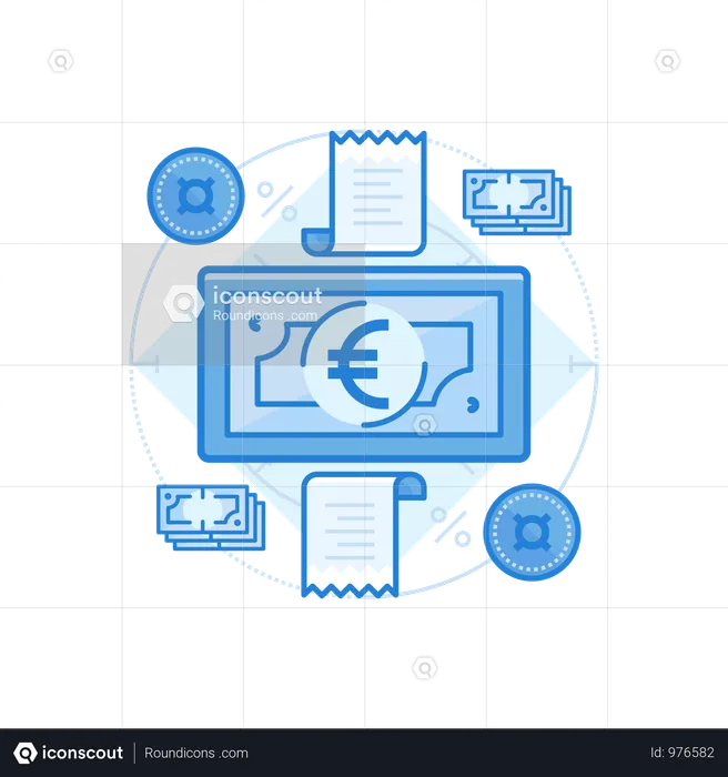 Euro Cash  Illustration