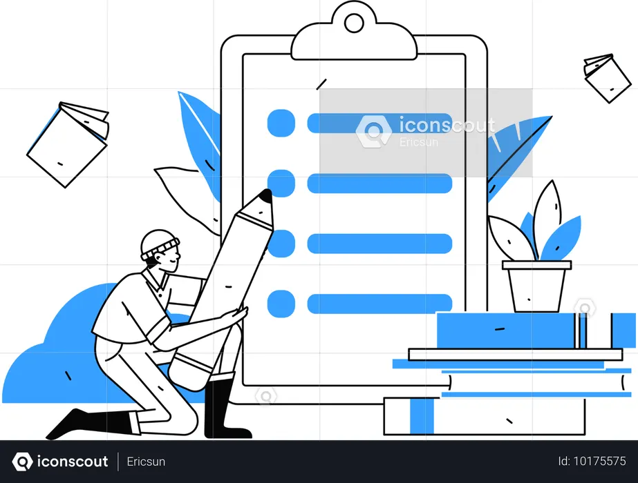 Evaluación del cliente  Ilustración