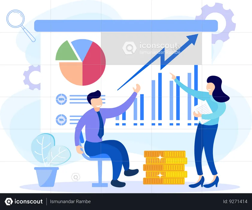 Évaluation d'entreprise  Illustration