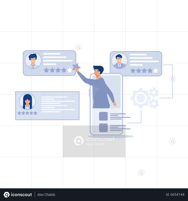 Évaluation du rendement des employés  Illustration