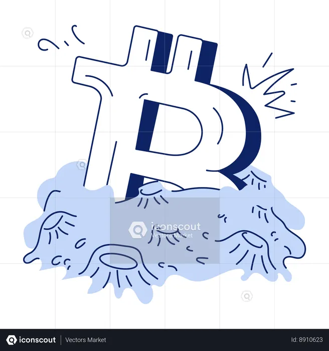 Evolução do bitcoin  Ilustração