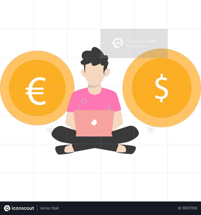 Exchange currency  Illustration