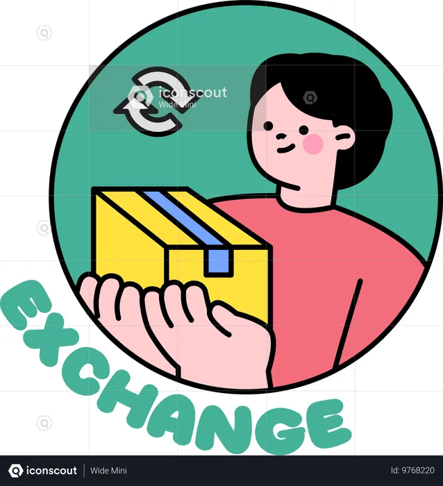 Exchange product  Illustration