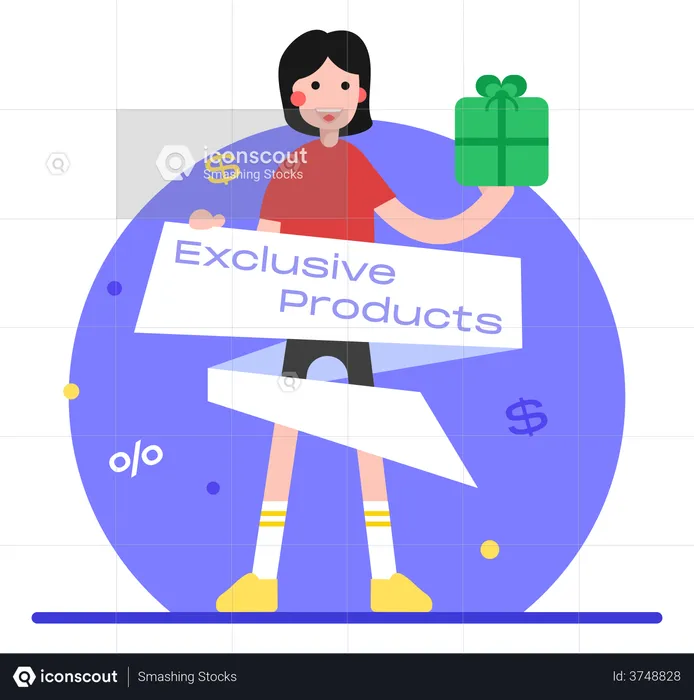 Exclusive Product  Illustration