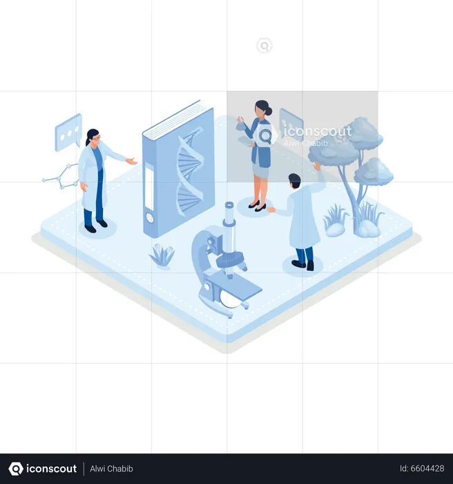 Expérimentation scientifique  Illustration