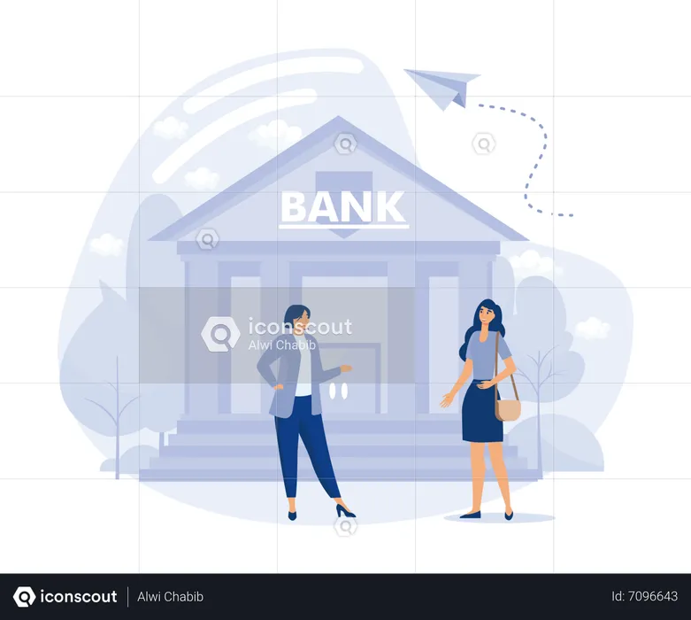 Experienced Bank Personnel  Illustration