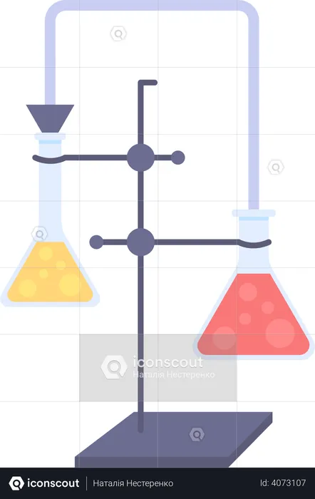 Experimento de laboratorio  Ilustración