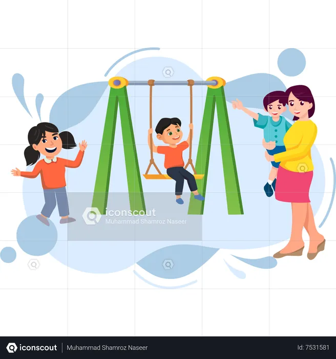 Exploring the Magic of Playtime Together  Illustration