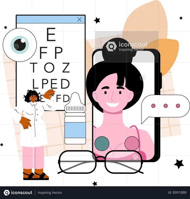 Eye care  Illustration