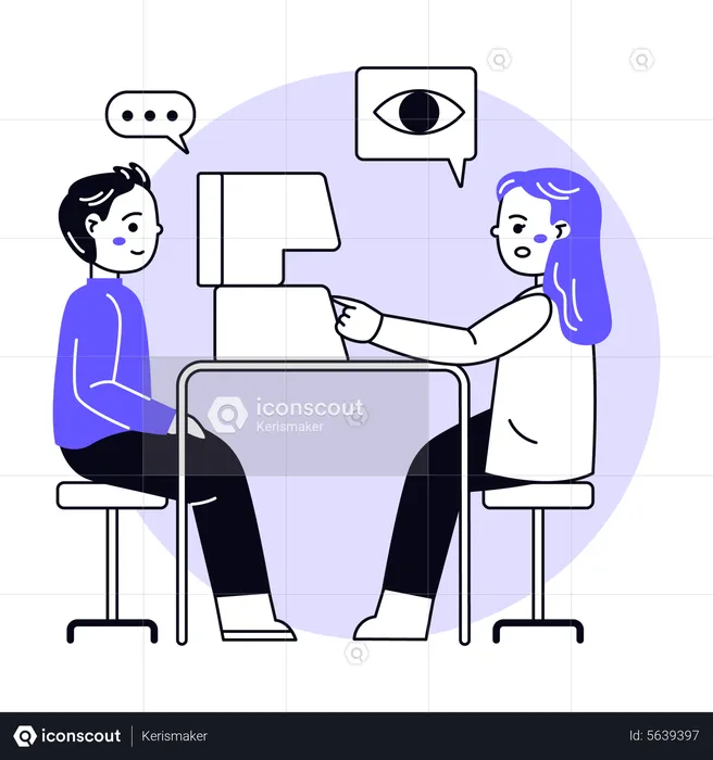 Eye Clinic  Illustration