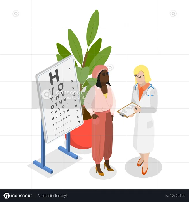 Eye Sight Improvement  Illustration