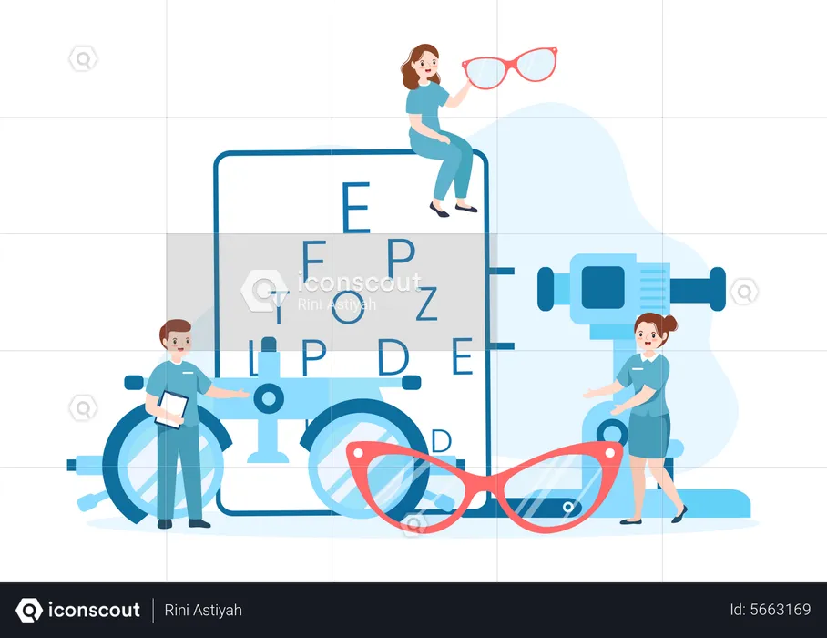 Eye test  Illustration