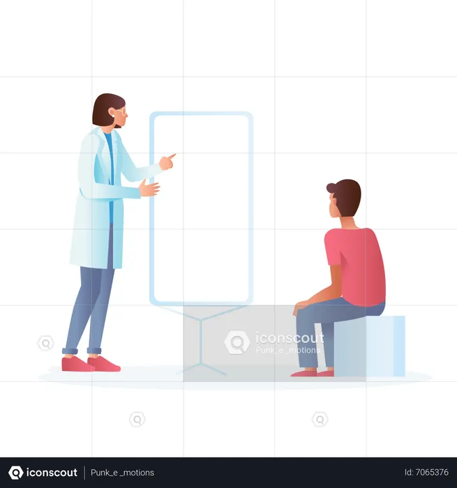 Eye testing  Illustration