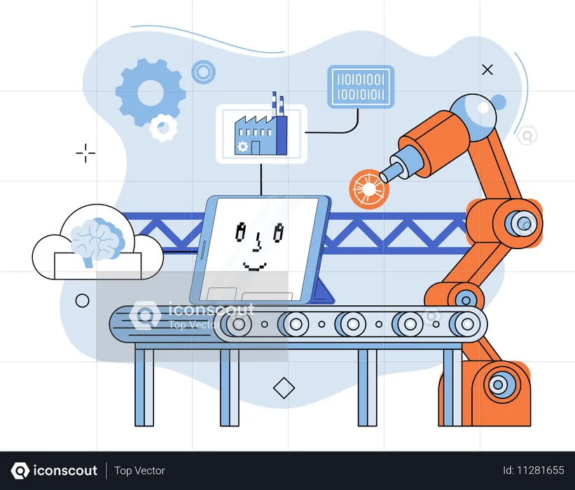 Fabricación inteligente  Ilustración